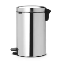 Cubo de pedal newIcon 12L, Brilliant steel