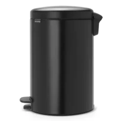 Cubo de pedal newIcon 20L, Matt black (negro)