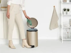 Cubo de pedal newIcon 20L, Metallic Gold