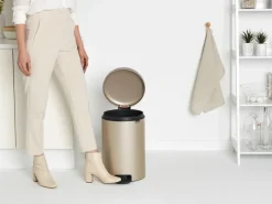 Cubo de pedal newIcon 20L, Metallic Gold