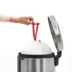 Cubo de pedal newIcon 20L, Matt steel fingerprint proof