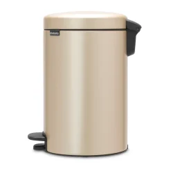 Cubo de pedal newIcon 12L, Metallic Gold