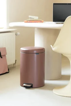 Cubo de pedal newIcon 20L, Satin Taupe