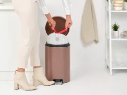 Cubo de pedal newIcon 20L, Satin Taupe