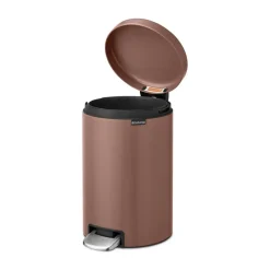 Cubo de pedal newIcon 12L, Satin Taupe