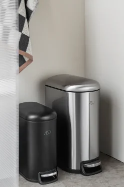 Cubo de pedal Walther 10 L, Steel