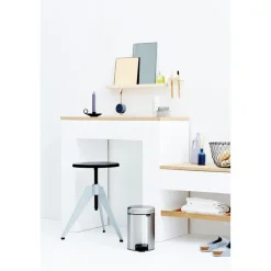 Cubo pedal newIcon 3L, Matt steel fingerprint proof