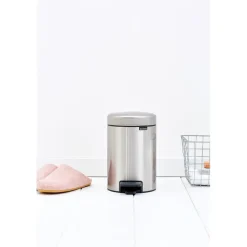 Cubo pedal newIcon 3L, Matt steel fingerprint proof