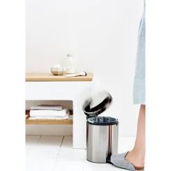 Cubo pedal newIcon 5L, Matt steel fingerprint proof