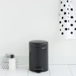 Cubo pedal newIcon 3L, Matt black (negro)