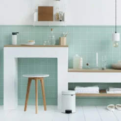 Cubo pedal newIcon 3L, White (blanco)