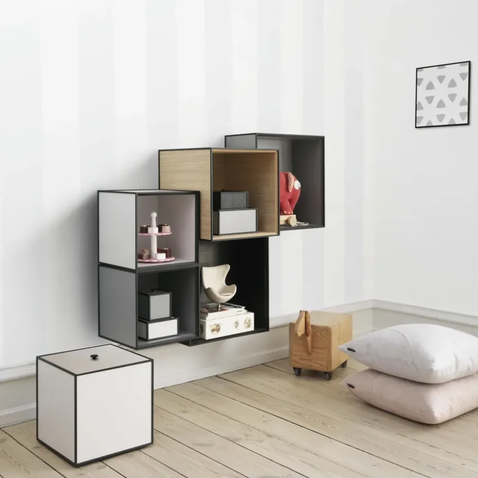 Cubo sin puerta Frame 35, gris claro