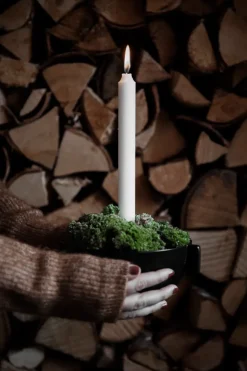 Cuenco para vela Ernst Ø12 cm, negro