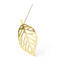 Decoración Brass leaves, set de 2, Wood