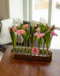 Decoración Brass leaves, set de 2, Water