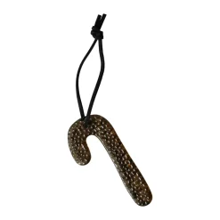 Decoración colgante Airy hanging candy cane, Brown