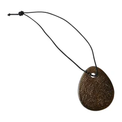Decoración colgante Airy hanging egg, Brown