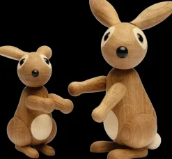 Decoración conejo Bonnie 12,5 cm, Roble