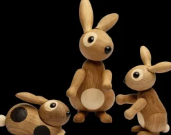 Decoración conejo Bonnie 12,5 cm, Roble