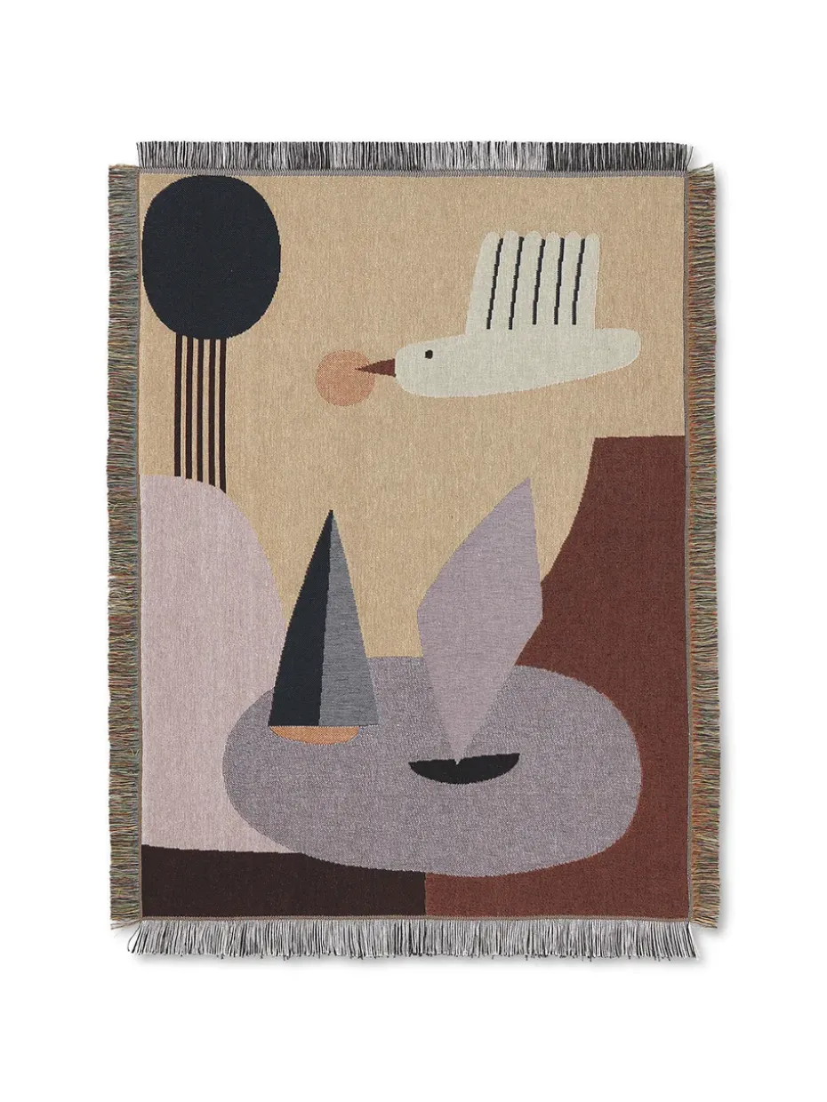 Decoración de pared Bird, 80x110 cm