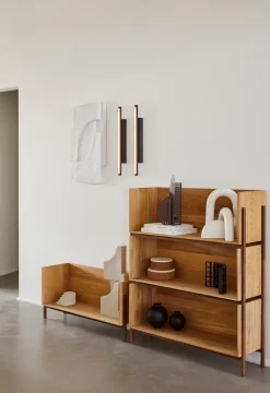 Decoración de pared Serif Relief M, Off white