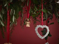 Decoración de ventana Karen Blixen Corazón de flores, Plata