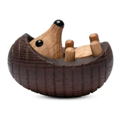 Decoración erizo Spike 4 cm, Fresno tratado térmicamente
