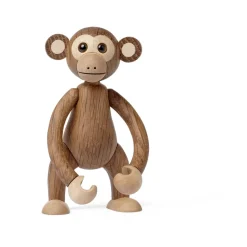 Decoración mono Jolly 11 cm, Roble