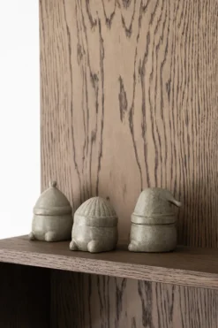 Decoración navideña Hipster Triplets, set de 3, Beige