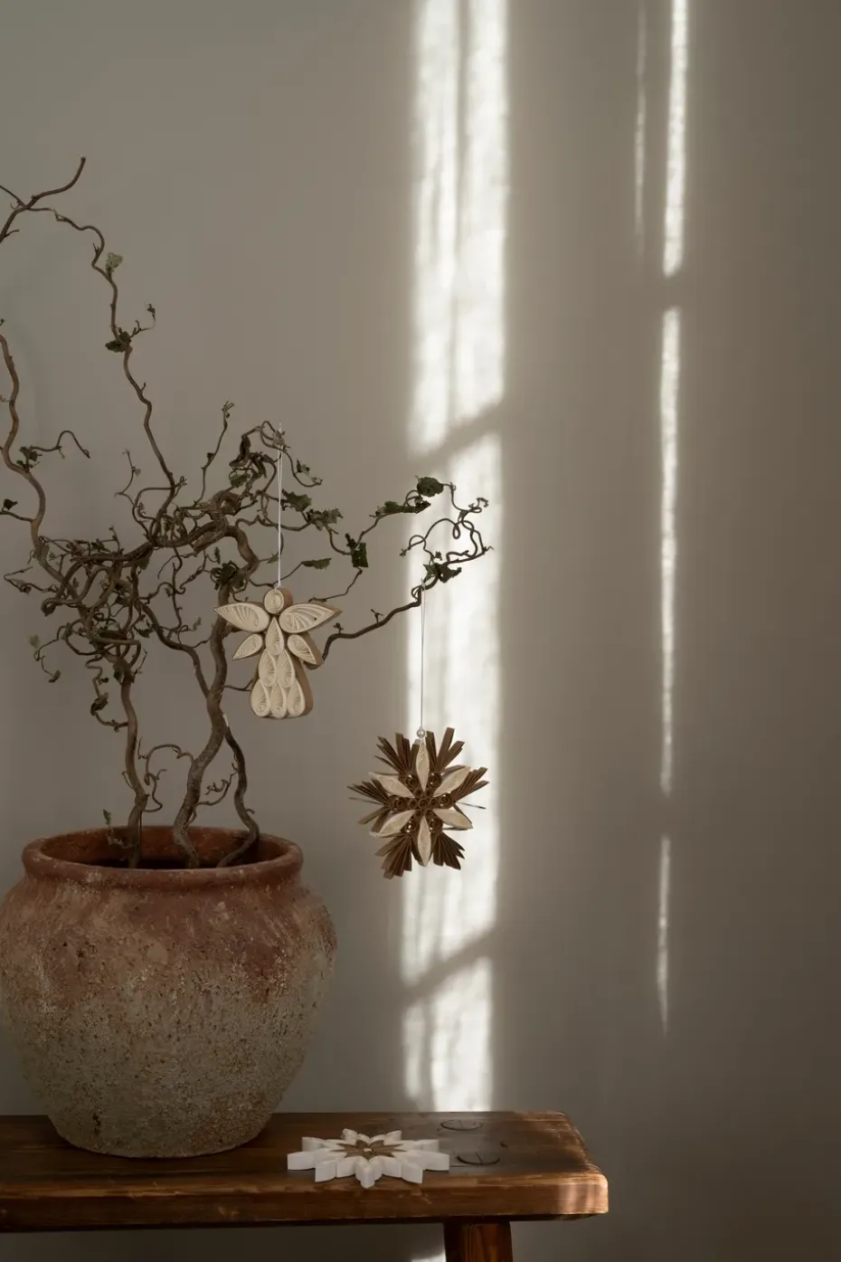 Decoración navideña Vega 3 piezas, White