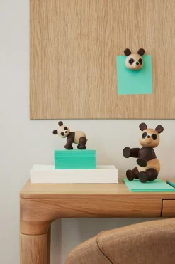 Decoración panda Pixi arce 9 cm, Marrón