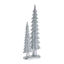 Decoración Sissia árbol de Navidad 33 cm, Plata