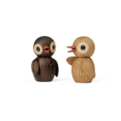 Decoración Spring Birds 6,5 cm, Jokey, roble