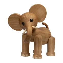 Decoración Tembo elefant 41 cm, Roble