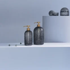 Dispensador de jabón Arura 20 cm, negro