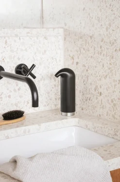 Dispensador de jabón Eva Solo, 18cm blanco, Negro mate