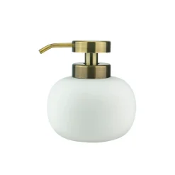Dispensador de jabón Lotus bajo, blanco