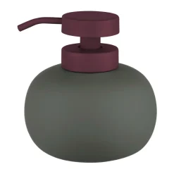 Dispensador de jabón Lotus play bajo, incl. 2 cabezales, Dark olive