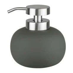 Dispensador de jabón Lotus play bajo, incl. 2 cabezales, Dark olive