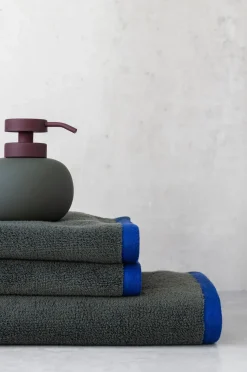 Dispensador de jabón Lotus play bajo, incl. 2 cabezales, Dark olive