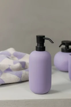 Dispensador de jabón Lotus alto, Light moradoc