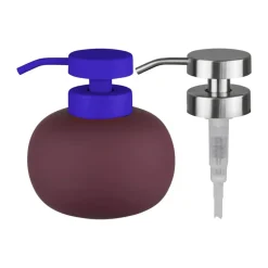 Dispensador de jabón Lotus play bajo, incl. 2 cabezales, Wine