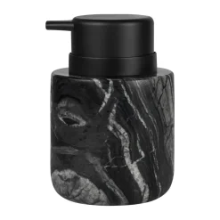 Dispensador de jabón Marble 12,5 cm, Negro-gris