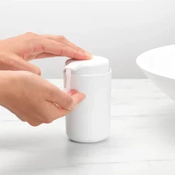Dispensador de jabón ReNew Brabantia 14 cm, blanco