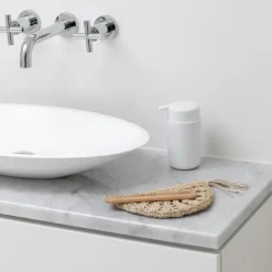 Dispensador de jabón ReNew Brabantia 14 cm, blanco
