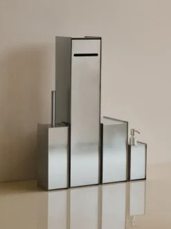 Dispensador de jabón Sama, Brushed stainless steel