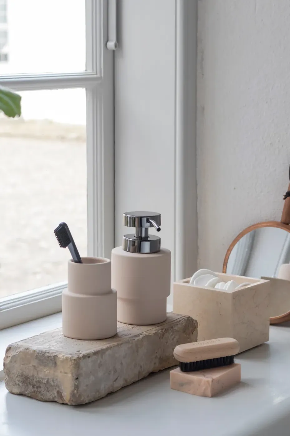 Dispensador de jabón Shades alto, Linen