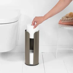 Dispensador de rollos de papel higiénico ReNew Brabantia, Platinum