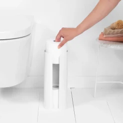 Dispensador de rollos de papel higiénico ReNew Brabantia, White