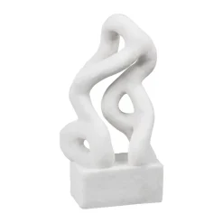 Escultura Art piece 29 cm, Off-white